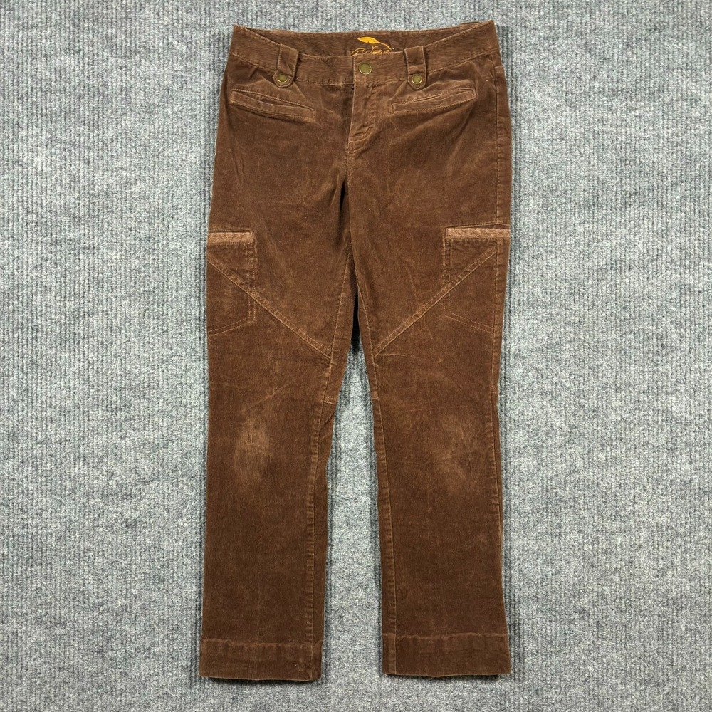 Bob Timberlake Womens Corduroy Pants Size 6 Brown Straight‎ Outdoor Rustic Y2K